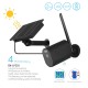 UBox 4G Sim card Solar power CCTV IP bullte outdoor camera Black color WIFI with 4pcs battery day&night vision mobile remote