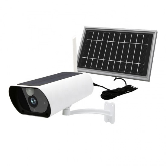1080P Outdoor Waterproof Two way Audio Security cctv camera solar panel and battery powered HD low power Solar WiFi camera