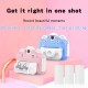 Instant Print Cameras Kids Camera 2.4 Inch Screen 1080P Video Recording Zero Ink 180° Rotation Lens with Print Paper for Children Kids
