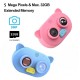 1080P Kids Digital Camera High Resolution Video Camcorder with Soft Silicone Shell 2 Inch Large Screen Hanging Rope