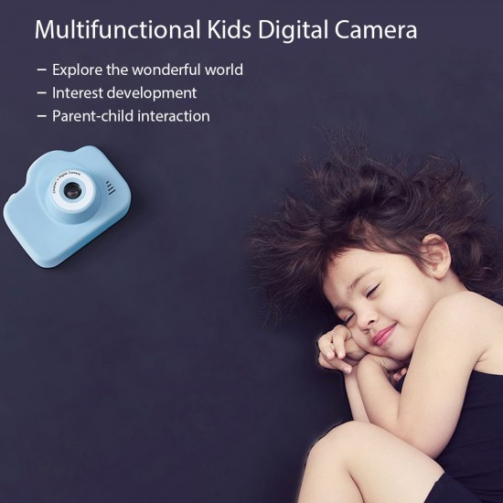 720P High Resolution Kids Digital Camera Mini Video Camcorder with 8 Mega Pixels 2 Inch Large IPS Display Screen Christmas Gift for Boys Girls