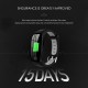 F21 Smart Bracelet 1.14-inch TFT Screen BT4.0 Smart Watch Heart Rate Blood Pressure Sleep Monitoring IP68 Waterproof Smart Timer Pedometer Calorie Fitness Alarm Camera Wristwatch Compatible with Android / iOS System