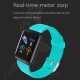 116plus Smart Sports Bracelet Sports Watch 1.44'' TFT Single-touch Screen Multilingual Display Custom Dial Fitness/Health Monitor Long Standby Compatible with Android iOS