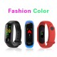M3 Smart Bracelet Sports Wristband 0.96'' LCD Single-touch Screen Sleep/Heart Rate/Blood Pressure Monitor Message/Call/Sedentary Reminder Micro USB Charging Compatible with Android iOS