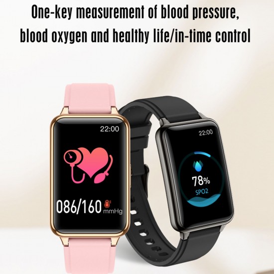 P57 Smart Bracelet Sports Watch 1.57'' TFT Full-Touch Screen Health Monitor Multiple Sports Mode Swimming-level Waterproof Custom Dial Menstrual Cycle Management Compatible with Android   iOS
