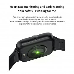 H-10 Intelligent BT Watch 1.54in Color Screen IP67 Waterproof Watch Steps Counting Heart Rate Sleep Quality Monitoring Multi-Sports Mode Fitness Watch