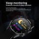 1.28'' Smart Watch Full Touch Heart Rate Blood Pressure Detecting Multi-Sport Mode Scientific Sleep Sedentary Reminder IP67 Waterproof Fitness Tracker Smartwatches Sports Wristband Gifts for Men Women