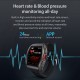 1.4 Inch Smart Watch Blood Pressure & Heart Rate Monitor IP68 Waterproof Full Touchscreen Watch Fitness Tracker Multifunction Sport Watch Female Function Call & Message Reminder