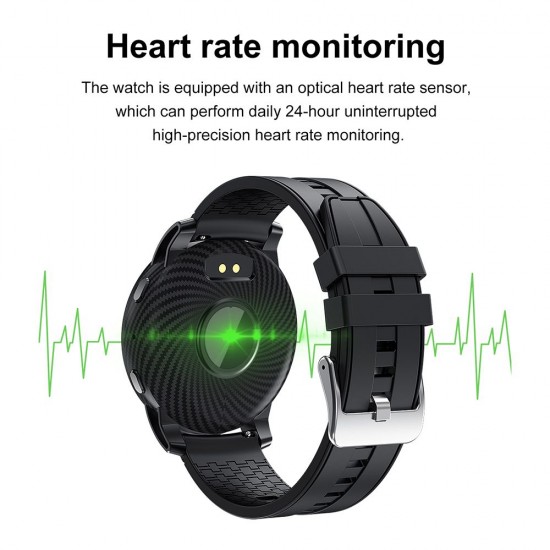 Smart Sports Watch 1.3 Inch Touch Smart Bracelet Heart Rate Blood Pressure Monitoring Multi-Sport Scientific Sleep Sedentary Reminder IP67 Waterproof Health Caring Wristbands Outdoor Running Equipment for Men Women