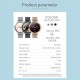 1.08 Inch Smart Watch Fitness Tracker with Blood Pressure & Heart Rate Monitor Bonus Silicone Strap IP67 Waterproof Full Touchscreen Watch Multifunction Sport Watch with Sleep Monitor Step Counter