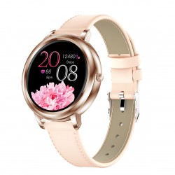 Smart Watch for Women 1.09-inch Touchscreen Heart Rate Blood Pressure Monitoring Secientific Sleep Multi-Sport Modes Remote Camera IP67 Waterproof Elegant Female Fitness Sports Bracelets Smart Wristband Compatible with Android/ iOS