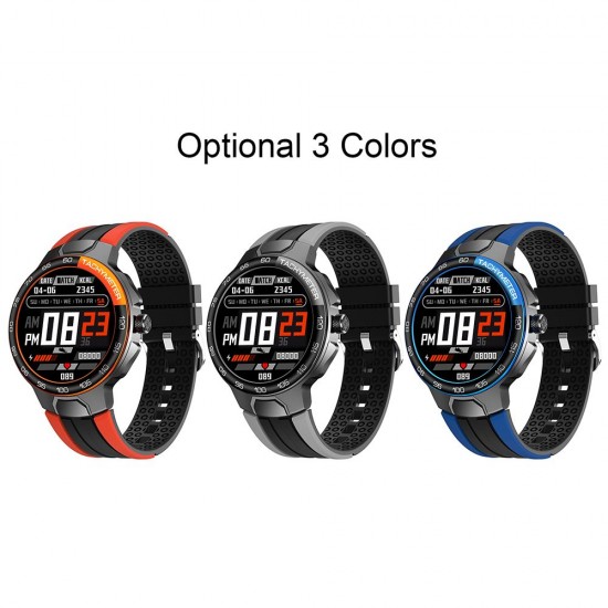 1.28 Inch Smart Watch Fitness Tracker IP68 Waterproof Sport Watch with 24 Sport Modes Calorie Counter Heart Rate & Blood Pressure Monitor Full Touch Screen Watch with Silicone Strap Period Management