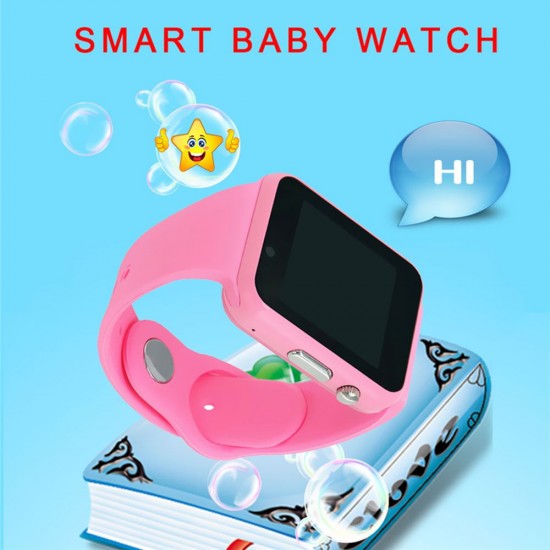 Kids Smart Watch Children Tracker Smartwatch with Camera Anti Lost BT Cell Phone Touch Screen Pedometer Sleep Monitor Calendar