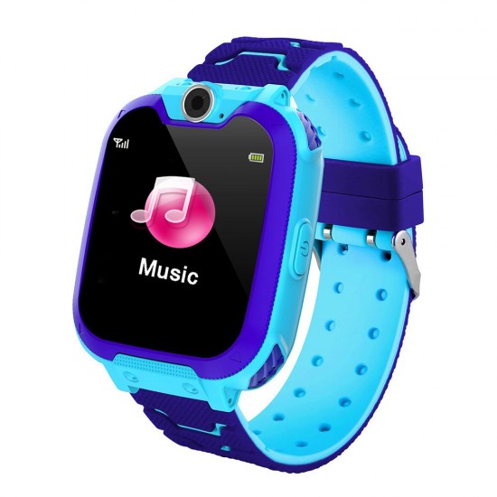 Kids Smart Watch 1.54 inches Touch Screen GPS Tracker SOS Call Game Voice Chat Camera IP65 Waterproof Wristwatch for Boys Girls Gifts