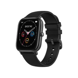 P8b Ultra Slim Touchscreen Smart Watch with 1.4-inch Square Display Wearable Fitness Tracker with Heart Rate and Blood Pressure Monitor Sleep Tracker IP67 Waterproof Sports Watch with Stopwatch Remote Shutter Music Control Compatible with Android iOS