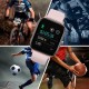 P8b Ultra Slim Touchscreen Smart Watch with 1.4-inch Square Display Wearable Fitness Tracker with Heart Rate and Blood Pressure Monitor Sleep Tracker IP67 Waterproof Sports Watch with Stopwatch Remote Shutter Music Control Compatible with Android iOS
