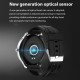 WB03 Smart Watch 1.3-Inch IPS Full-Touch Screen BT5.0 Fitness Tracker IP68 Waterproof Sleep/Heart Rate Monitor Multiple Sports Mode Notification/Call/Sedentary Reminder Remote Camera Compatible with Android iOS Black Black Silicone Strap