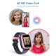 LT41 4G Kids Smart Phone Call Watch Video Chat LBS GPS SOS WiFi Monitor Camera IPx7 Waterproof Clock Child Voice Chat Baby Smartwatch With SIM Card Slot