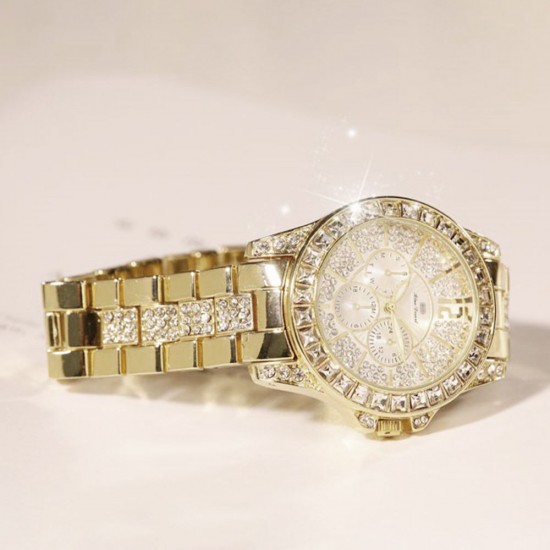 Lady Student Fashion Exquisite Wristwatch Women Elegant Water-Resistant Watch