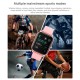 1.4in TFT Touching Screen Smartwatch Wristband BT Connection Bracelets IP67 Waterproof Fitness Sports Watch with Bloods Pressure Heart Rate Monitor Compatible with Android/iOS