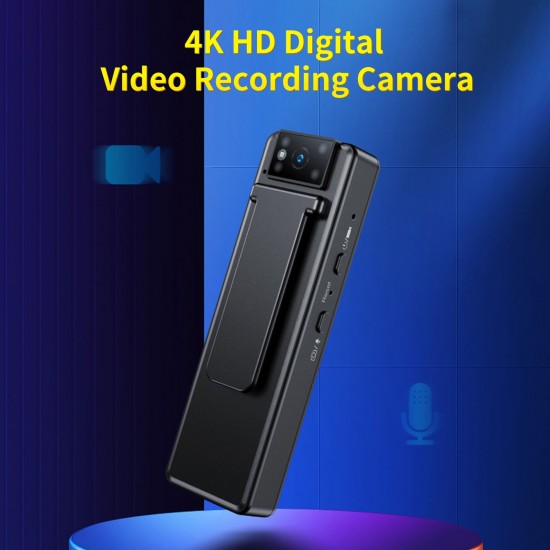 4K HD Digital Video Recording Camera High Definition Security Camera 18Mega Continuous 11 Hours Recording 512G Extension Memory 180°Rotation