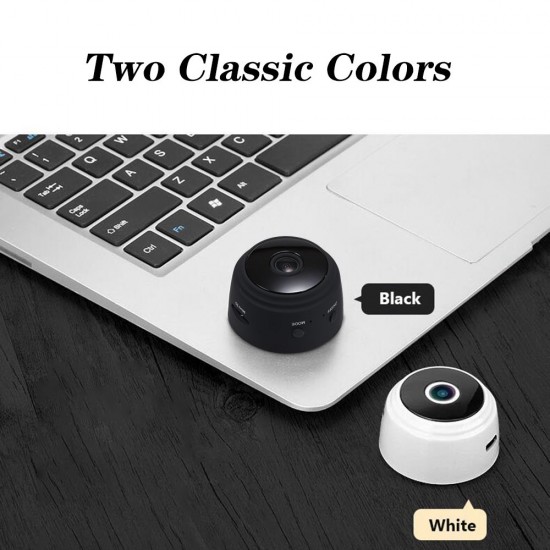 Mini Spy Camera WiFi  1080P 150° Wide-Angle Lens Night Vision Motion Detection Portable Nanny Hidden Cameras with 360° Magnetic Bracket