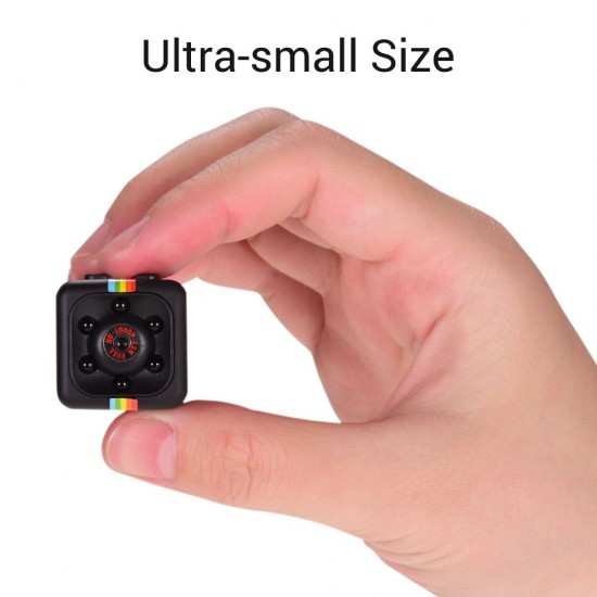 Mini Cube Camera 1080P Video 120°  Wide Angle 32GB Extended Memory Built-in Battery