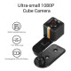 Mini Cube Camera 1080P Video 120°  Wide Angle 32GB Extended Memory Built-in Battery
