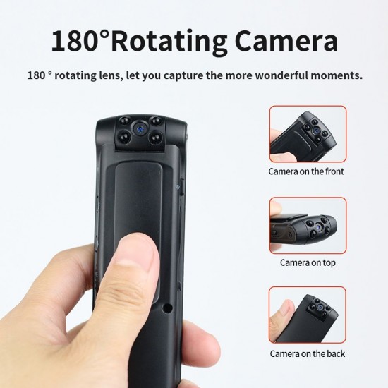 Wifi Wireless Infrared Night-Vision 1080P Camcorder Portable Mini Body Worn Camera Video and Audio Recording Cam