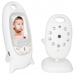 VB601 Wireless Video and Audio Baby Sleeping Monitor Rechargeable Battery Nanny Camera 2in Display Mini Infant Monitoring Device