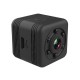 1080P Mini Micro Camera Full HD Video Wireless Cam Night Vision Audio Motion Detection for Baby Pet Outdoor Office Car Home Security with Waterproof Shell Waterproof Base Clip Back Base USB Cable Bulit-in Battery Black