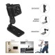 1080P Mini Micro Camera Full HD Video Wireless Cam Night Vision Audio Motion Detection for Baby Pet Outdoor Office Car Home Security with Waterproof Shell Waterproof Base Clip Back Base USB Cable Bulit-in Battery Black