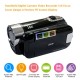 Digital Camera Video Recorder 16X F-ocus Zoom Design 2.7Inches TFT Screen Display Supported S D Card Batter-y Powered Operated for Video S-tudio