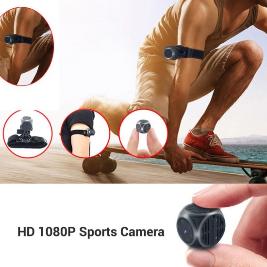 Mini Camera Camcorder with Night Vision HD 1080p Sports Action Video Camera with Motion Detection for Home Security Baby Pets
